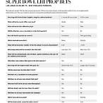 what can you bet on in super bowl